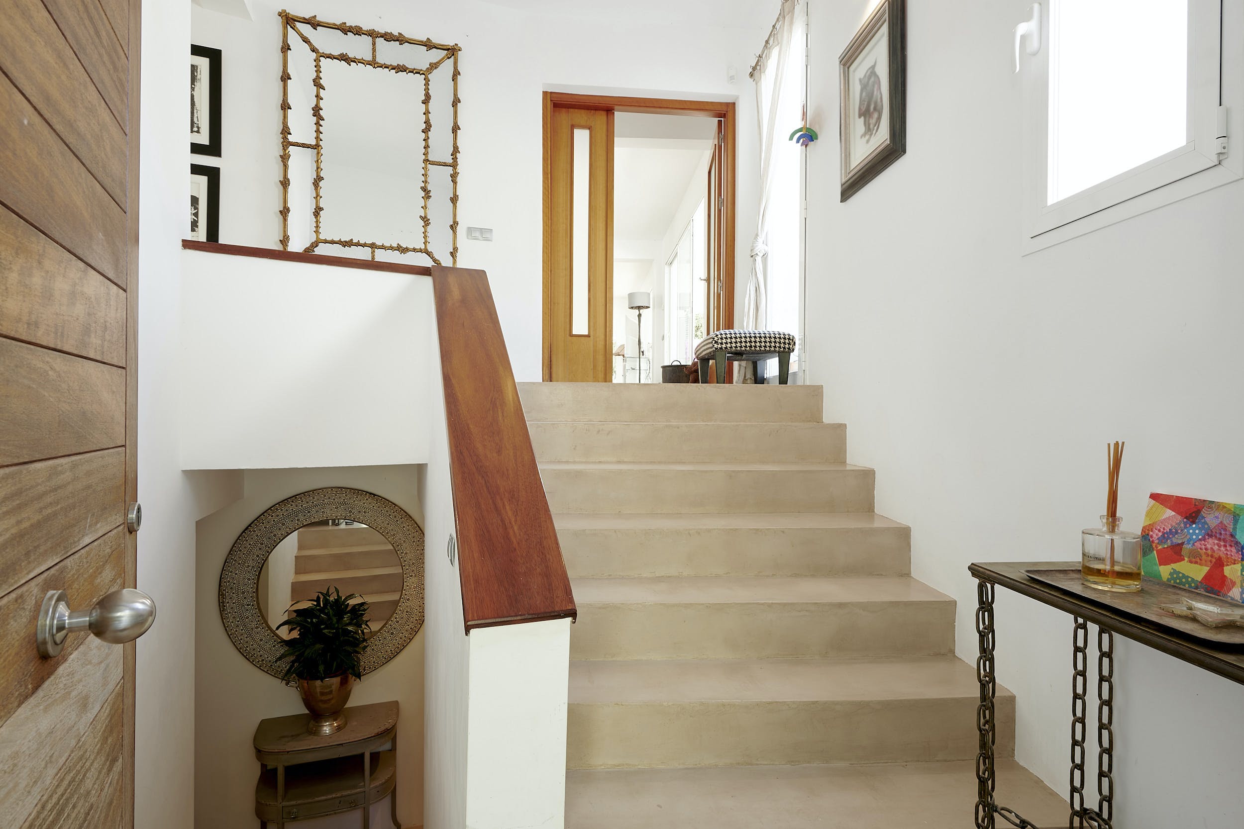 Resa Estates Ibiza for sale te koop Casa Rui Tourist license sta Eularia stairs .jpg